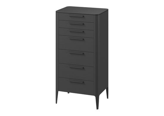 Комод Type oak высокии? 7 ящиков (черный)