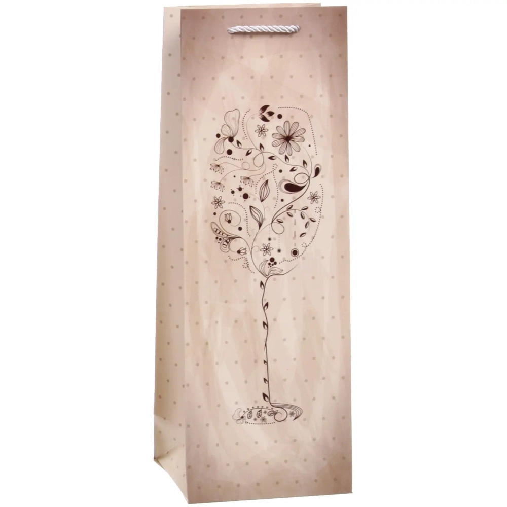 Пакет под бутылку «Богема» 36*12,5*8,5 см