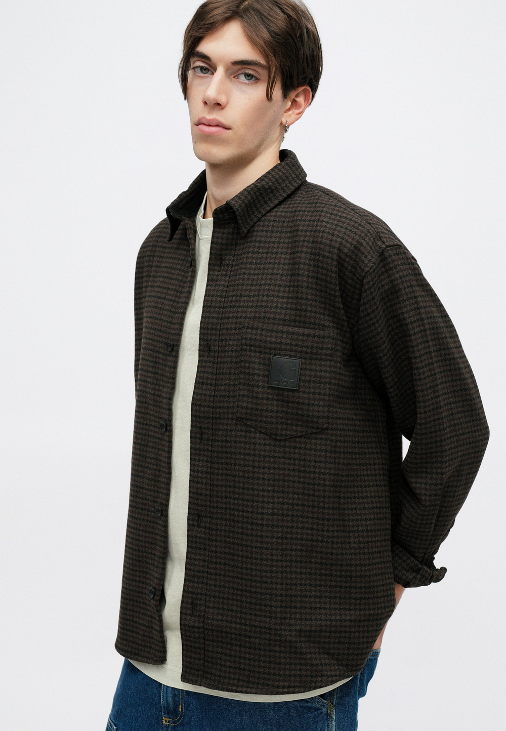 Carhartt WIP LEWIS - Рубашка - Коричневый