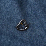 Брошь яблоко с эмалью. Серебро 925.