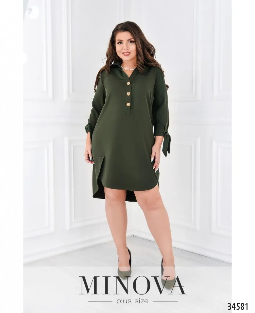Платье 3127Б-хаки Minova