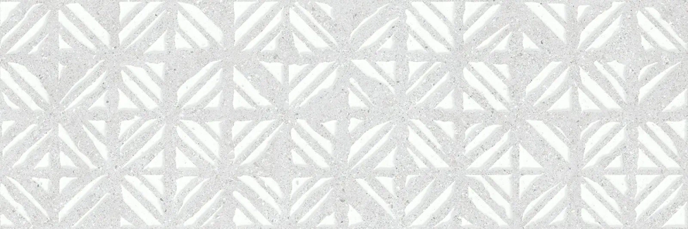 Настенная плитка Alma Ceramica TWU3090AMT27R Amarant 30x90 белая / серая матовая с орнаментом