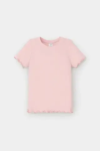 фуфайка  для девочки  КР 301989-1/розовый жемчуг к549