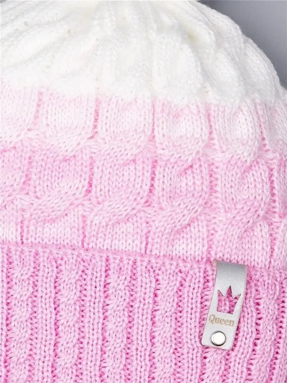 Шапка для девочки осенняя с завязками