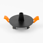 510007 Чаша потолочная встраиваемая (D60) д/подвода питания 510117 на 48В DUE HERMES ЧЕРНЫЙ