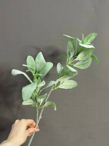 Ветка с листьями зеленая (h68 см)