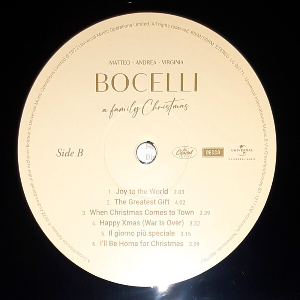 Andrea Bocelli, Matteo Bocelli, Virginia Bocelli / Matteo, Andre, Virginia Bocelli A Family Christmas (LP)