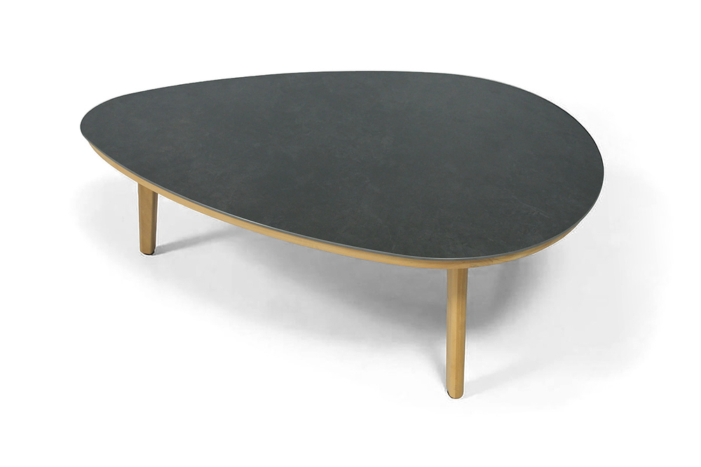 "Лейпциг" лаунж-зона из тика на 5 персон, цвет серый