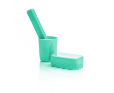 Набор для ванной комнаты Полимербыт Дорожный пластик ягодный 3 предмета