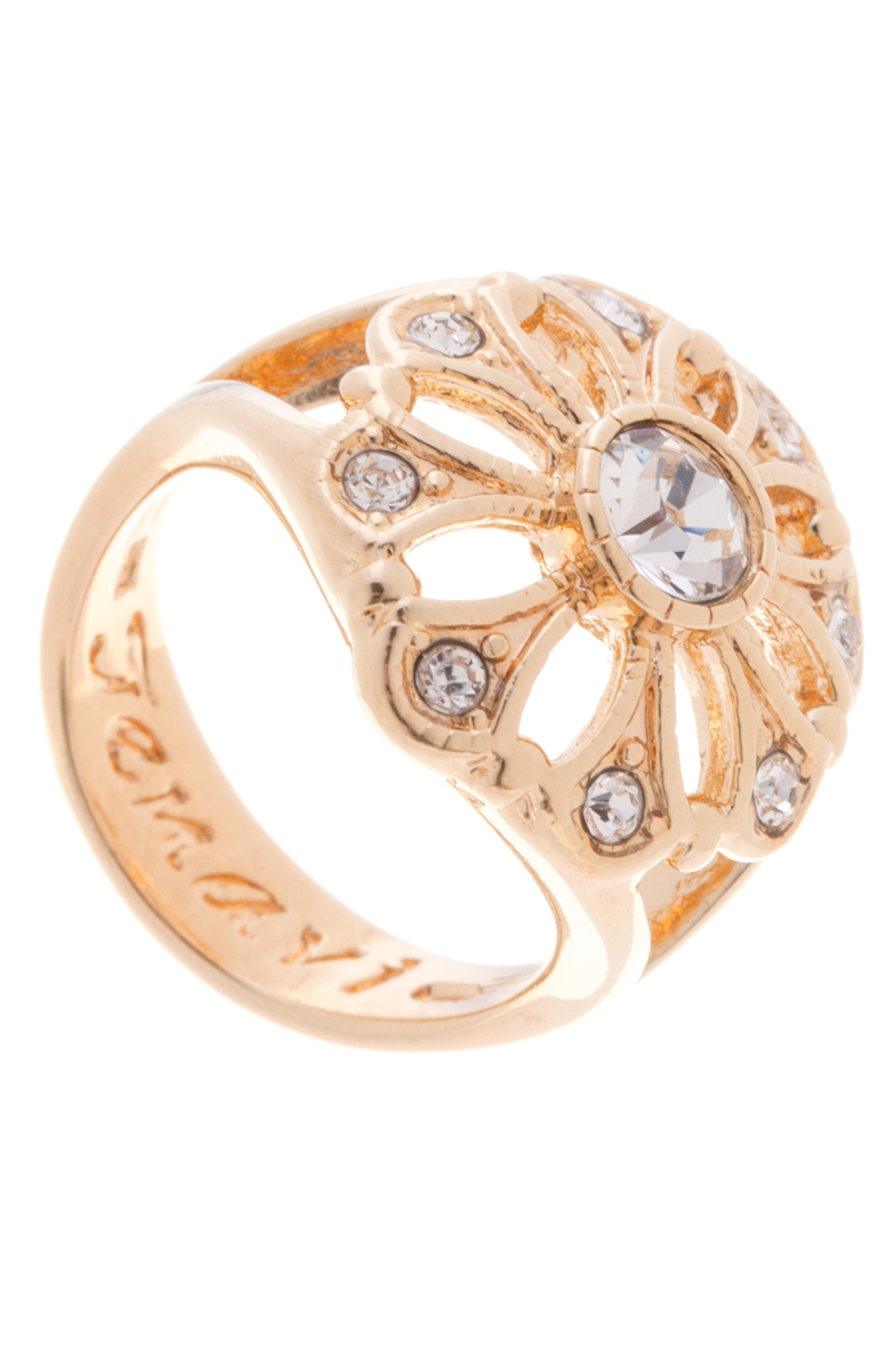 "Фельда" кольцо в золотом покрытии из коллекции "Marella" от Jenavi