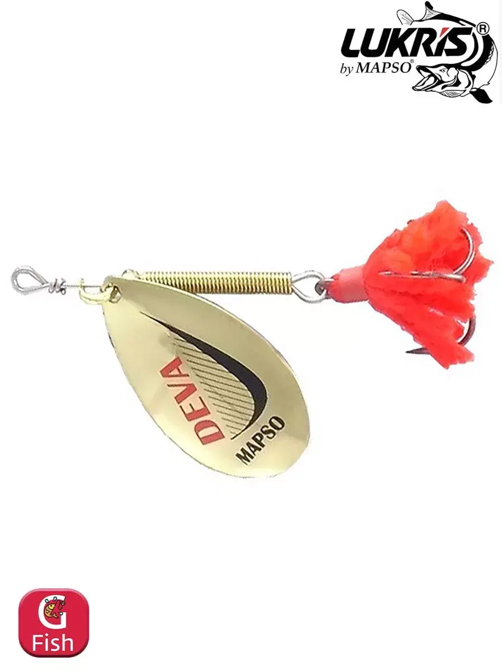 Блесна вертушка DEVA, 1, O, 1 гр 45 мм