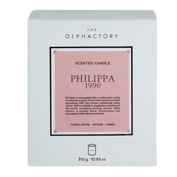 Свеча ароматическая The Olphactory, White Insignia, Philippa 1990, 60 ч