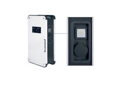 Металлическая однофазная зарядная станция Legrand Green'up Premium, 3.7/4,6 кВт, 16/20 A, на 1 автомобиль (0 590 41)