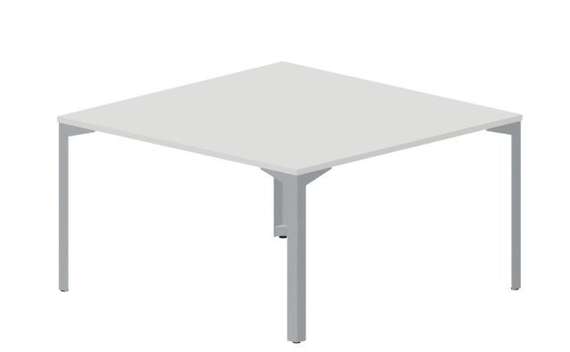 Составной стол на 2 рабочих места 138х136,6х75см, без отверстий