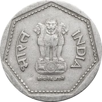 1 рупия 1983-1990 Индия