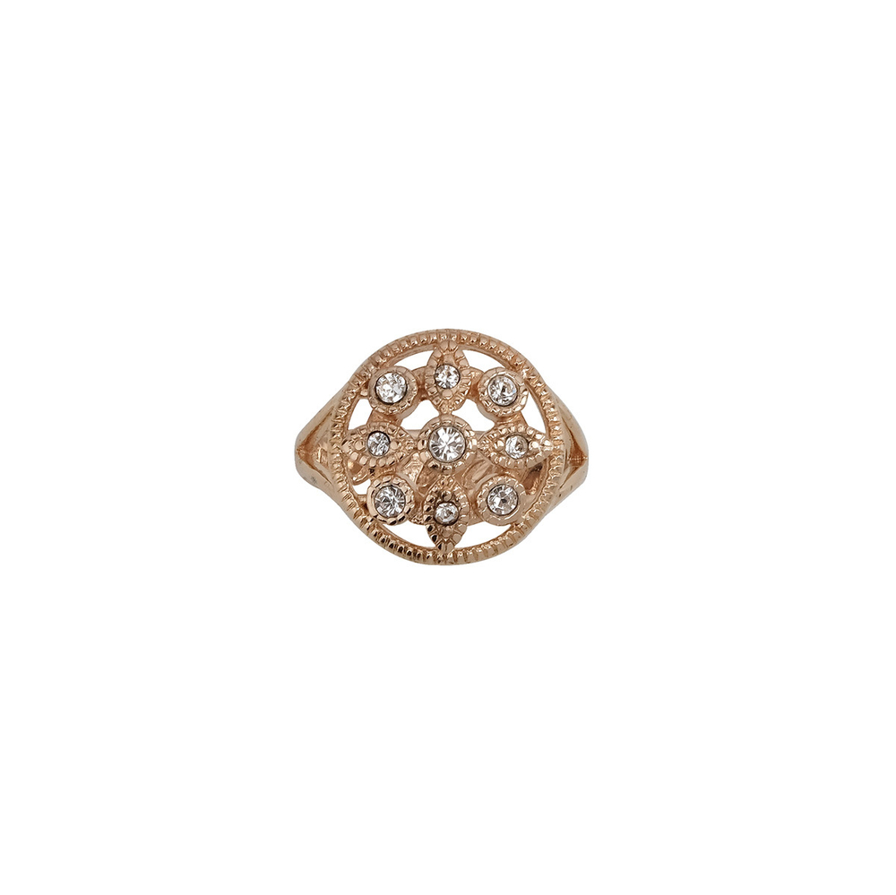"Ревиту" кольцо в золотом покрытии из коллекции "Marella" от Jenavi