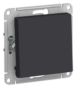 ATLASDESIGN 1-клавишный ВЫКЛЮЧАТЕЛЬ 2-полюсный, 10АХ, механизм, КАРБОН