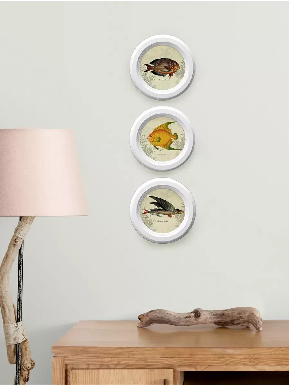 Картины на стену интерьерная на холсте 3 шт 17.5 см