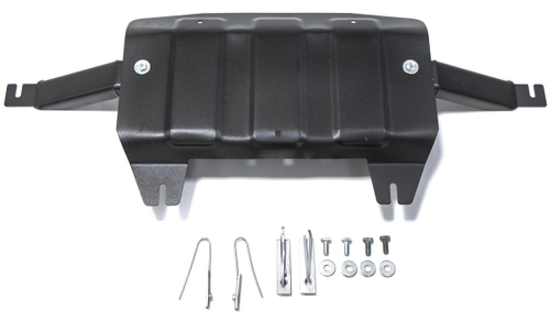 Защита РК Rival для Toyota Fortuner II (V - 2.7; 2.8D) 4WD 2017-2020 2020-н.в. (устанавл-ся совместно с 111.9503.1), сталь 1.8 мм, с крепежом, штампованная, 111.5770.1