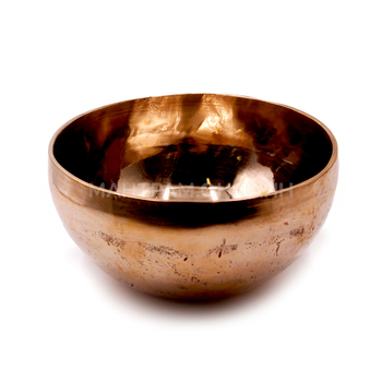 Чаша поющая ручная ковка 7 металлов цвет золотой d=20 см 801-1000 г