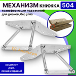 Механизм трансформации дивана КНИЖКА без угла № 504