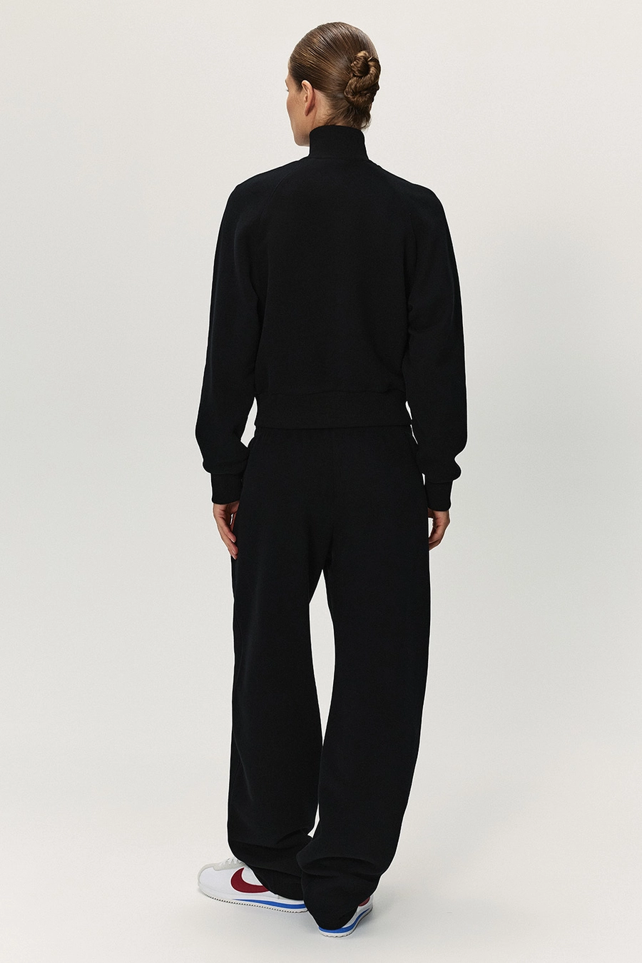 Штаны бананы утеплённые Чёрный