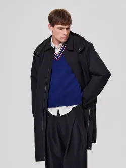 Плащ мужской КУМИР (KUMIR) NORPPA чёрный