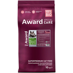 Сухой корм AWARD SPECIAL CARE Weight Control для взрослых стерилизованных кошек для контроля веса со свежим мясом кролика 10кг