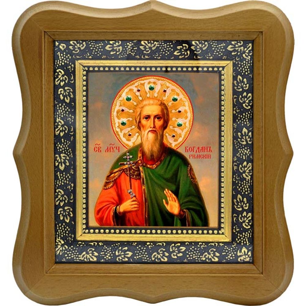 Богдан (Феодот) Римский мученик. Икона на холсте.