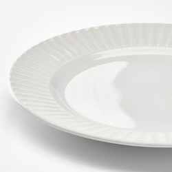 IKEA STRIMMIG  (ИКЕА СТРИММИГ)  -  Тарелка, белая, 27 см