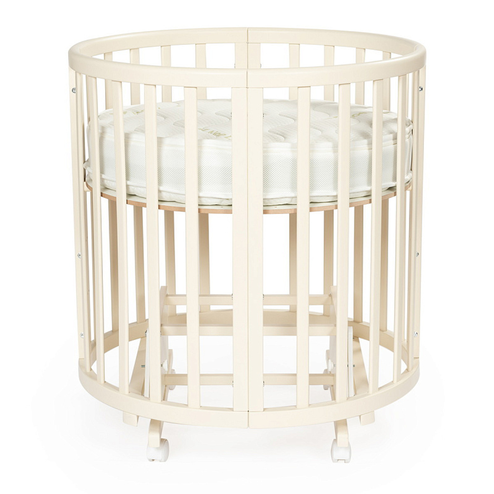 Детская кроватка Bebizaro Heirloom маятник поперечный BZHMM/02/VA VANILLA