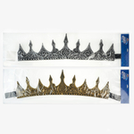 Корона пластиковая, Готика, Серебро