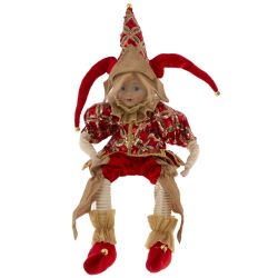 GAEM Игрушка набивная "Клоун" (муз, движ), L18 W18 H62 см (полка 28 см.)