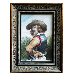 Портрет кавалера в костюме XVII в. Акварель. Середина XIX в.