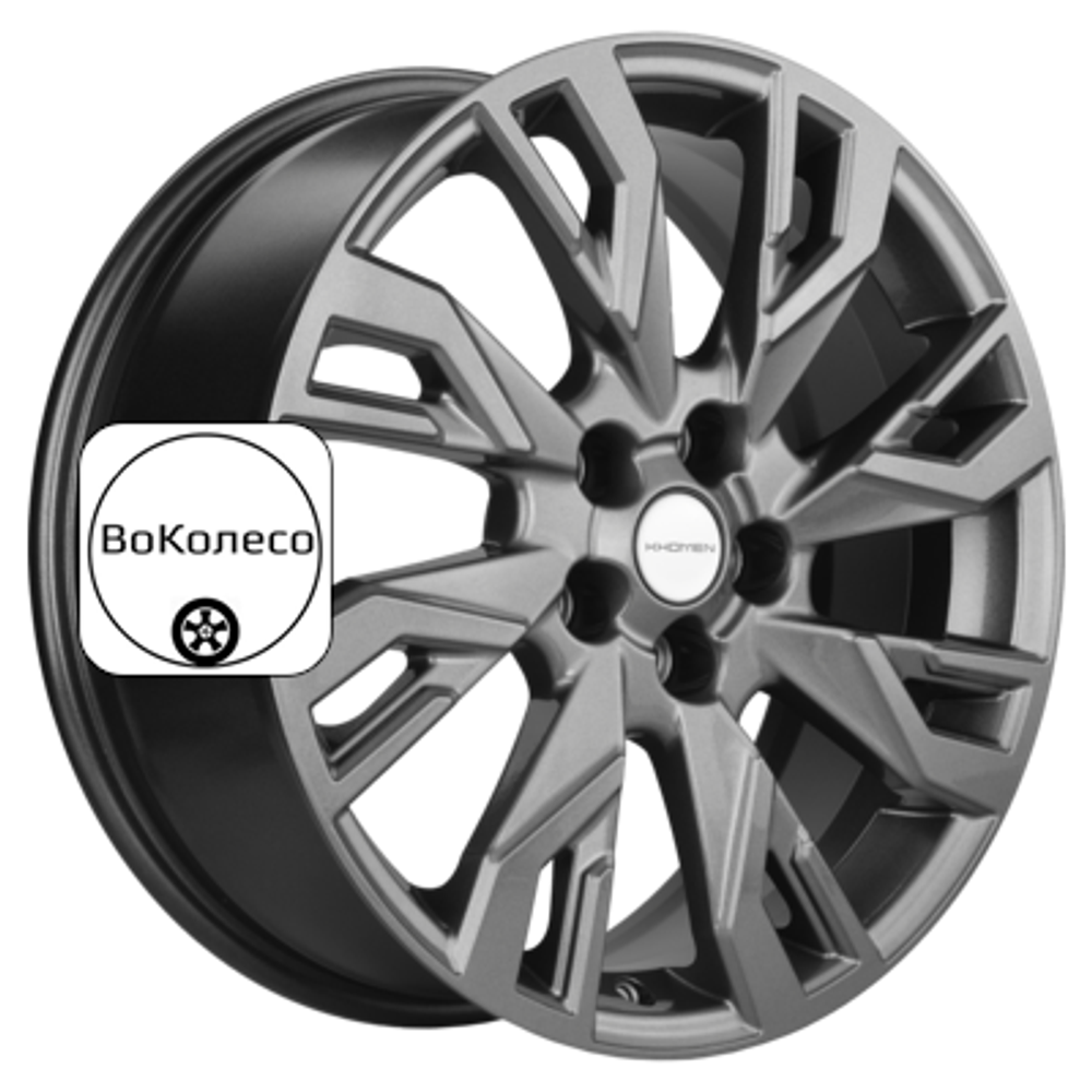 7x18/5x110 ET50 D63,3 KHW1809 (CS35/CS35 Plus) Gray Khomen Wheels