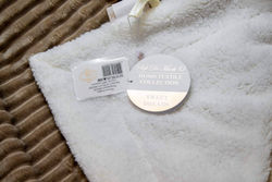 Плед 220х240 Sofi De MarkO Полоса коричневый