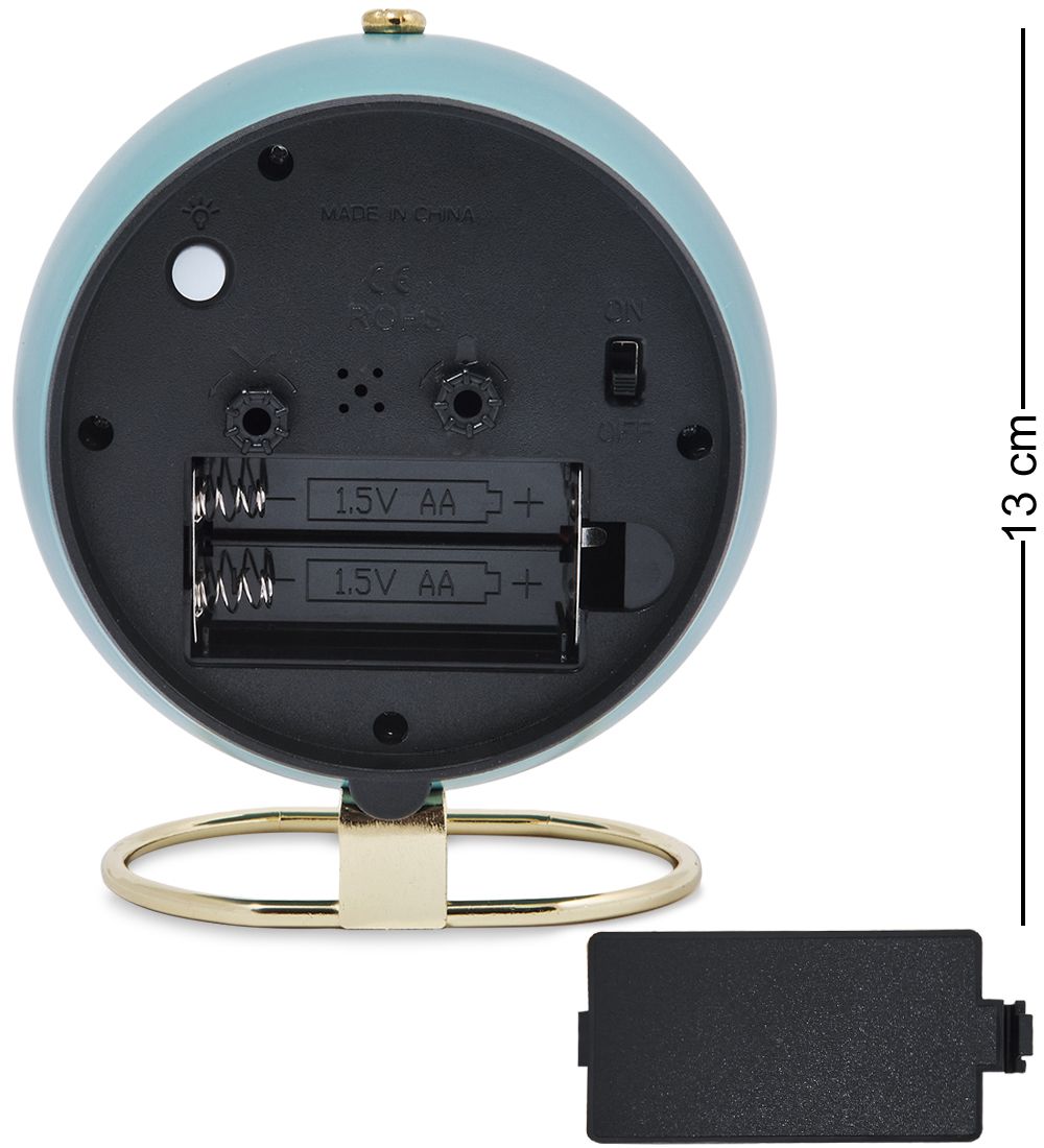 GAEM Art CL-71/2 Будильник «Шар» бирюзовый