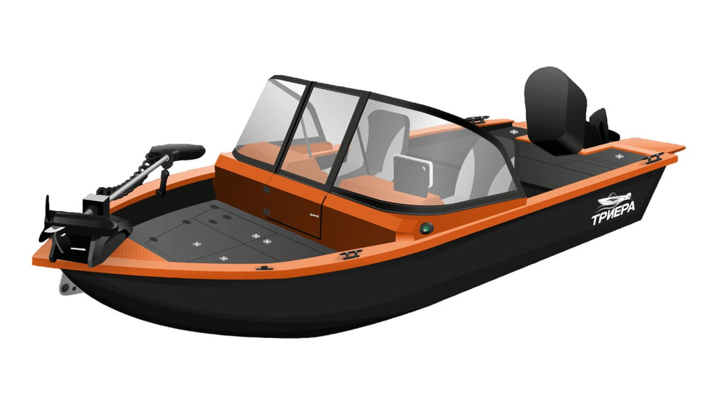 Катер-лодка алюминиевая ТРИЕРА 460 Про Комфорт