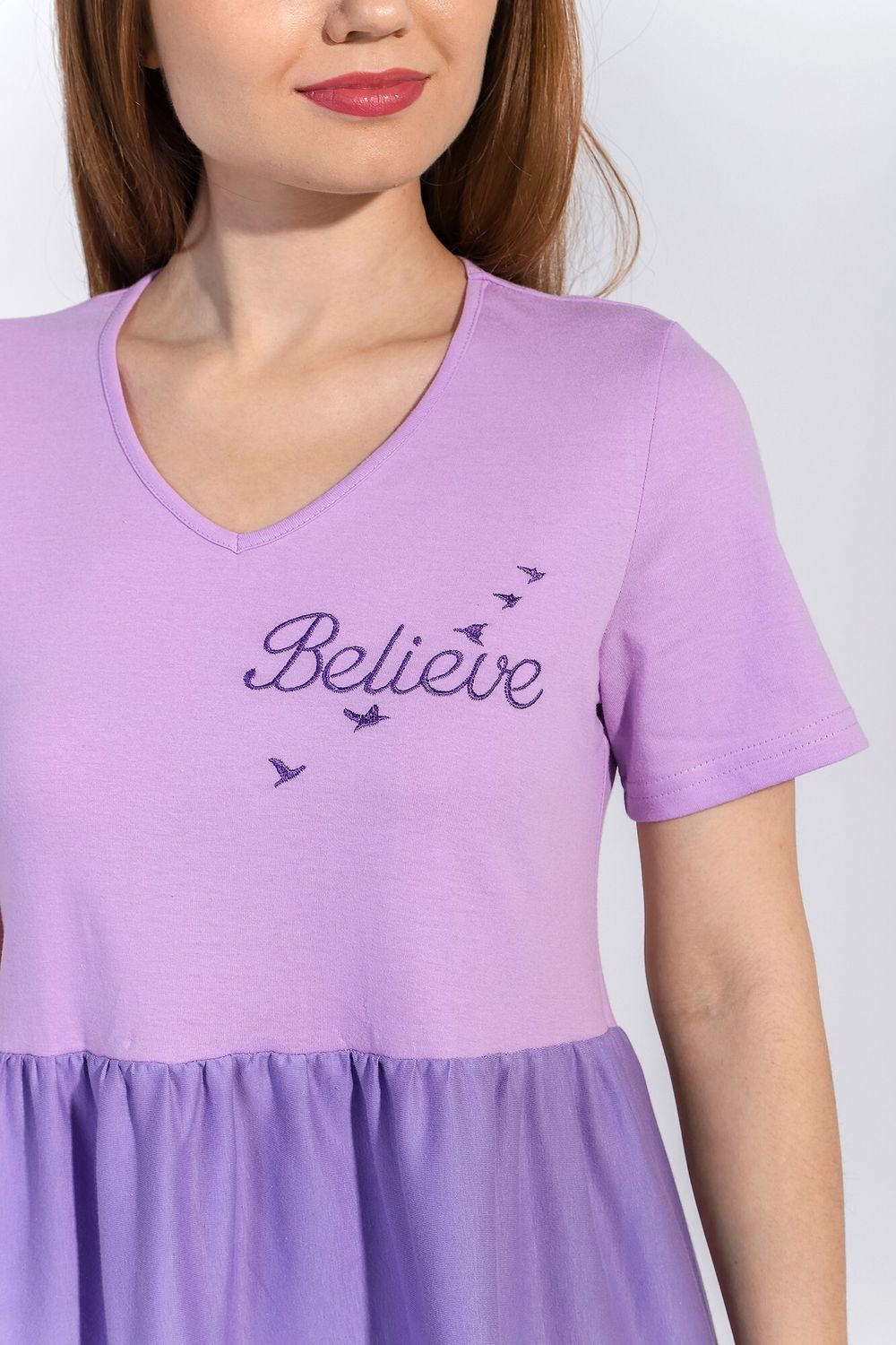 Платье Эксклюзив Виотекс СИРЕНЕВЫЙ