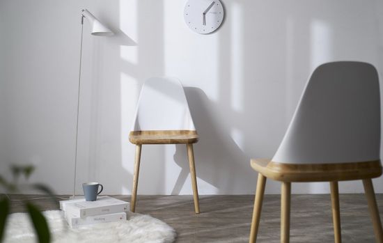 Стул Klam 2 c белой спинкой