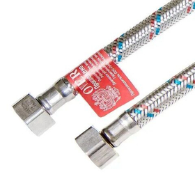 Подводка гибкая для воды EPDM в оплетке 3/4" ВР, длина 0,2-2м, OVERCON