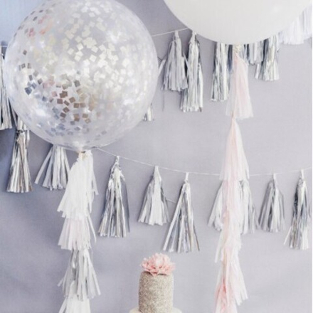 Большой прозрачный шар c конфетти