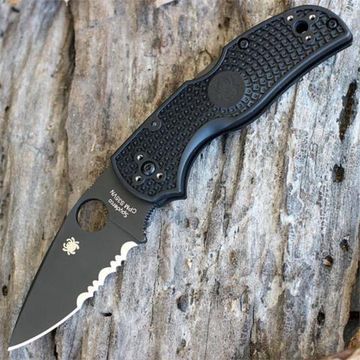 Складной нож Spyderco Native 41PSBBK5 c клинком из стали CPM-S35VN, рукоять FRN