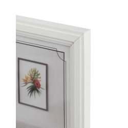 Фоторамка Image Art С22 МДФ универсальная 21х30 цвет белый вставка прозрачный пластик | Image Art