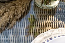 "Эспрессо-150 S" обеденная группа плетеная, цвет соломенный