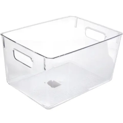 Контейнер для хранения с бамбуковой крышкой «Брамингем», прозрачный, 28*21*15см