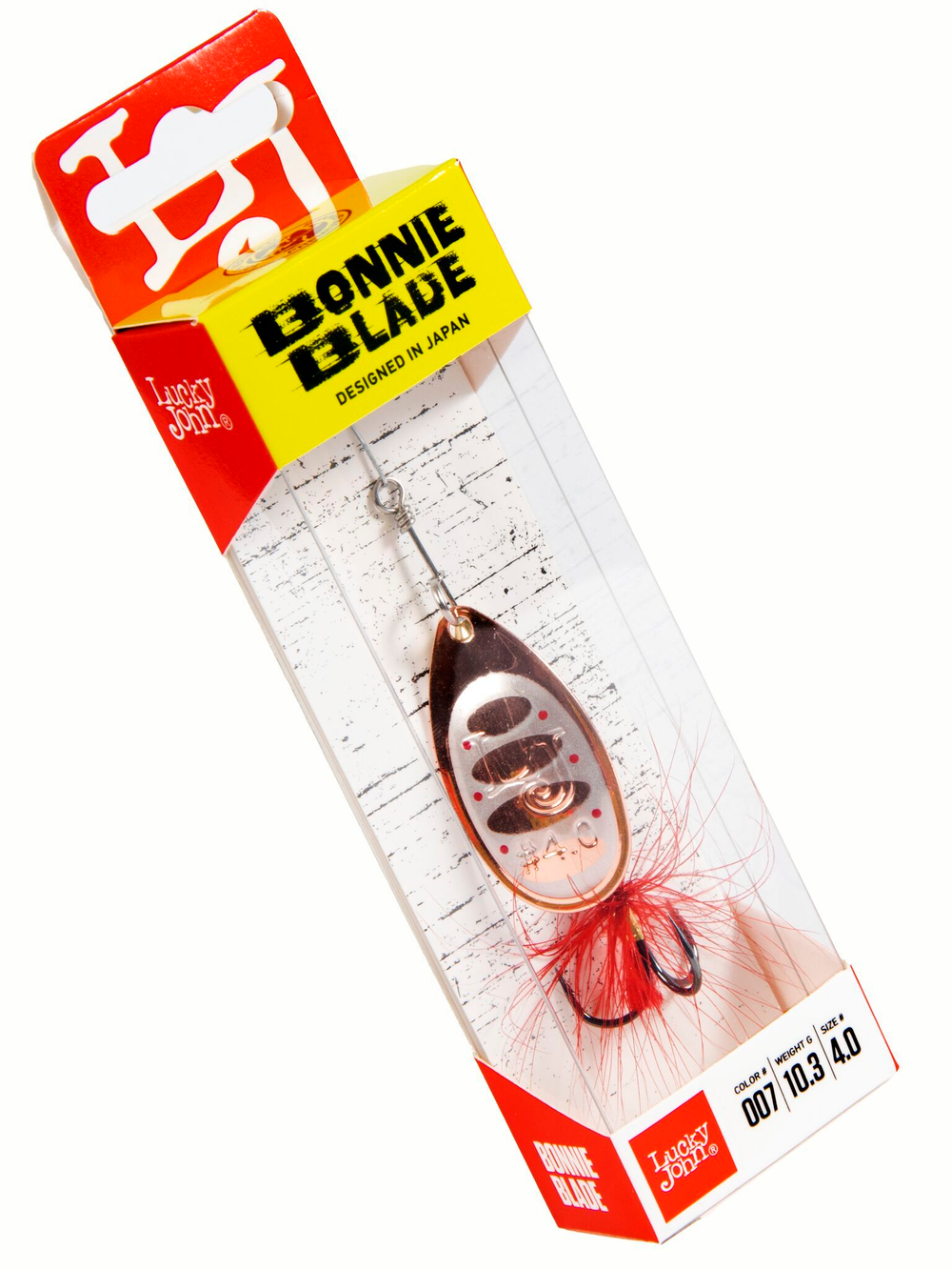 Блесна вращающаяся Lucky John BONNIE BLADE 4 10.3г 007 в блистере