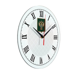 Настенные часы "герб Росимущества щит 55"