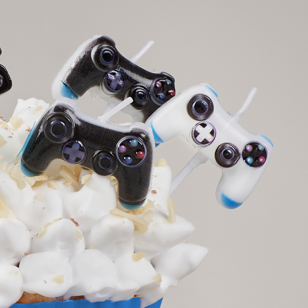 Свеча фигурная на шпажках «Геймпад» 7 см, 5 шт.