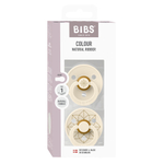 Набор пустышек BIBS Studio Colour - Noor - Ivory/Gold, 0-6 месяцев